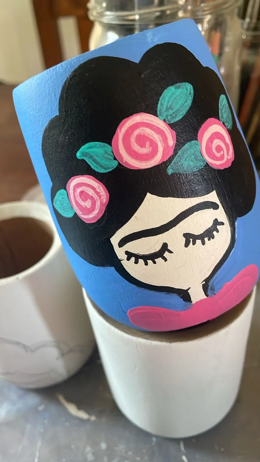 Mate modelo frida en proceso